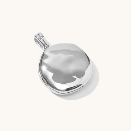 Organic Locket Silver